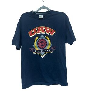 Murina UAW Local 276 Grand Prairie Texas Labor Union T-Shirt Large Navy Blue